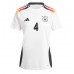 Deutschland Jonathan Tah #4 Fußballbekleidung Heimtrikot EM 2024 Kurzarm